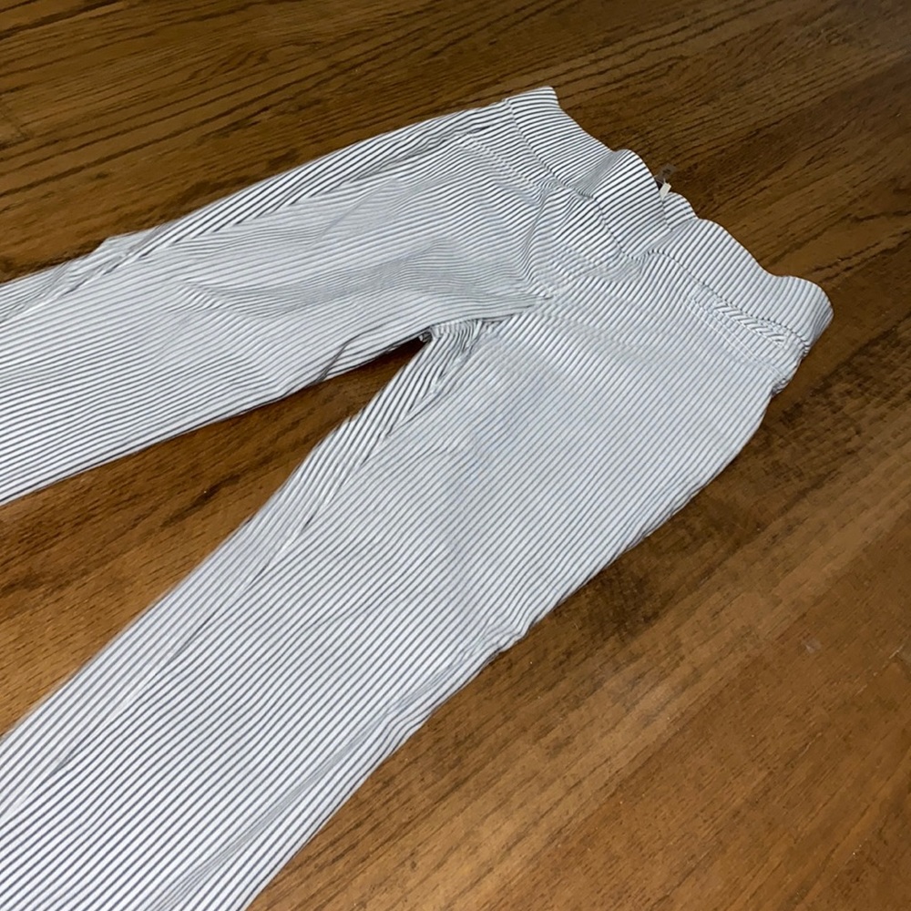 Ankle Length skinny stripped pants